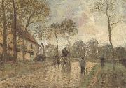 Camille Pissarro, The Mailcoach at Louveciennes